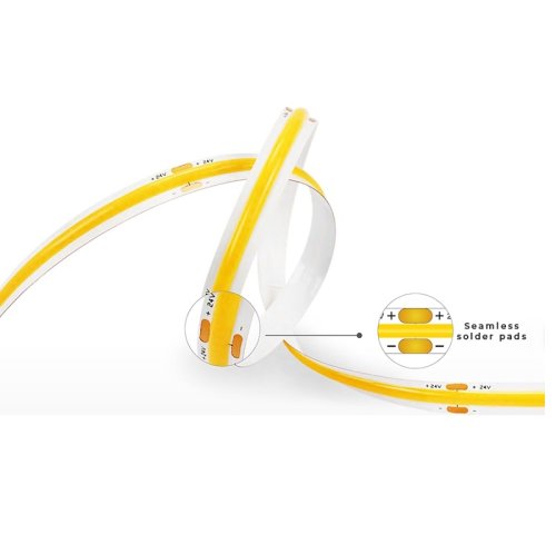 Світлодіодна стрічка 24V; СОВ; 320; LED; IP20; Series "PRO", Нейтральний-Білий (3800-4300K) Фото №3