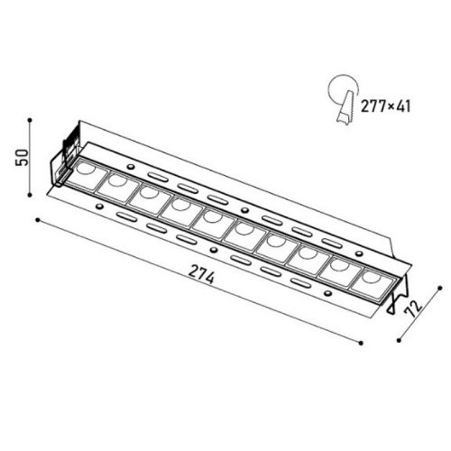 Точечный LED светильник KD-1020TR 3К Фото №3