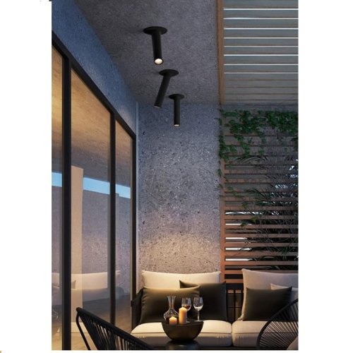 Точечный LED светильник KD-TUB100 5W 3К BK Фото №3