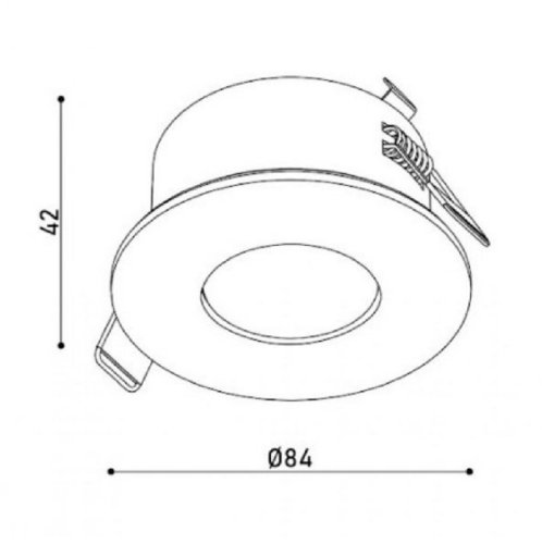 Точечный LED светильник KD-BA257 WH Фото №3