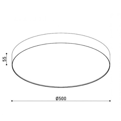 Точковий LED світильник KD-MONZA500 60W 4К WH Фото №2