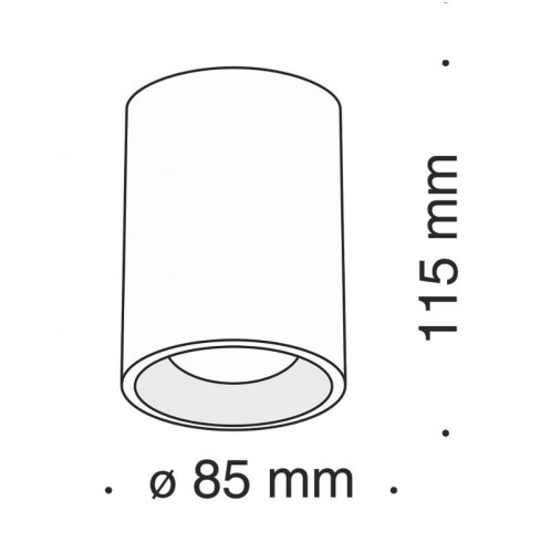 Точечный LED светильник KD-5089 IP65 WH Фото №2