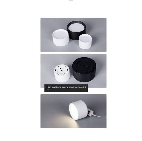 Точковий LED світильник KD-RONDO95 9W 3K WH Фото №4