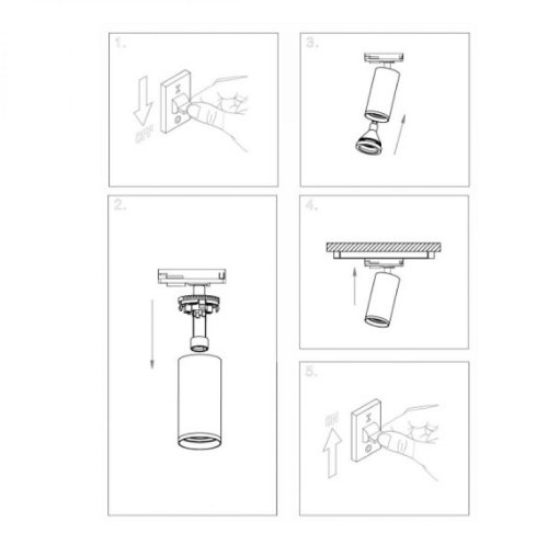 Трековый LED светильник KD-MIO TR WH Фото №4
