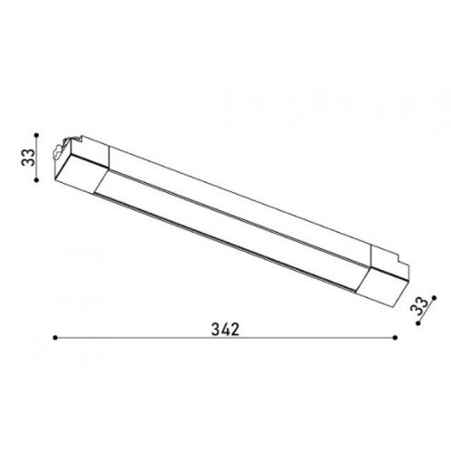 Трековий LED світильник KD-LINE TR342 PC 20W 4K WH Фото №3