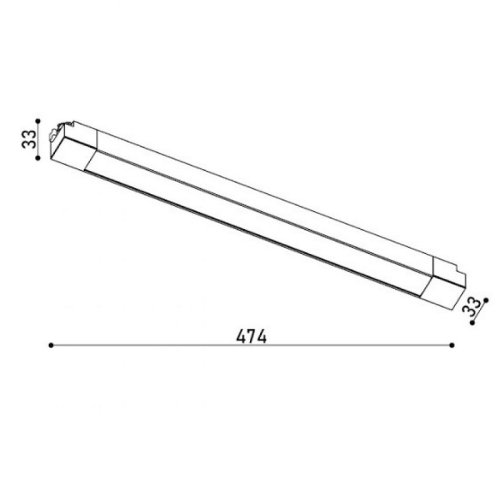 Трековый LED светильник KD-LINE TR474 PC 30W 3K WH Фото №3