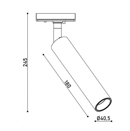 Трековый LED светильник KD-NARO180 7W 3K WH Фото №2 Трековый LED светильник KD-NARO180 7W 3K WH Фото №2