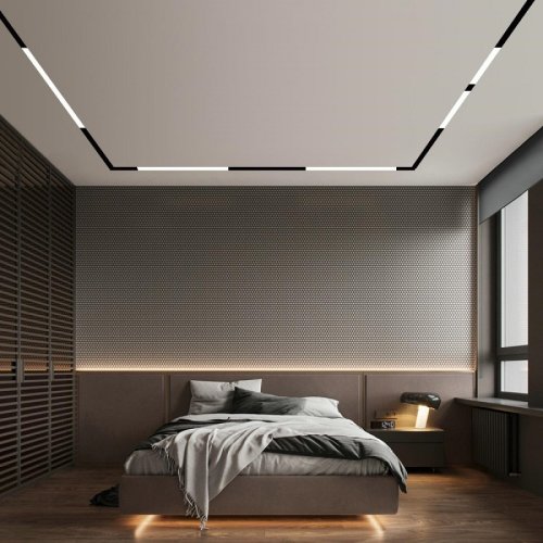 Трековый LED светильник KDMG-LINE300 PC 12W 3K BK Фото №2