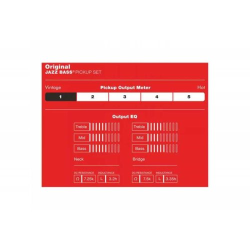 Звукосниматель PURE VINTAGE '62 JAZZ BASS PICKUP SET Фото №3