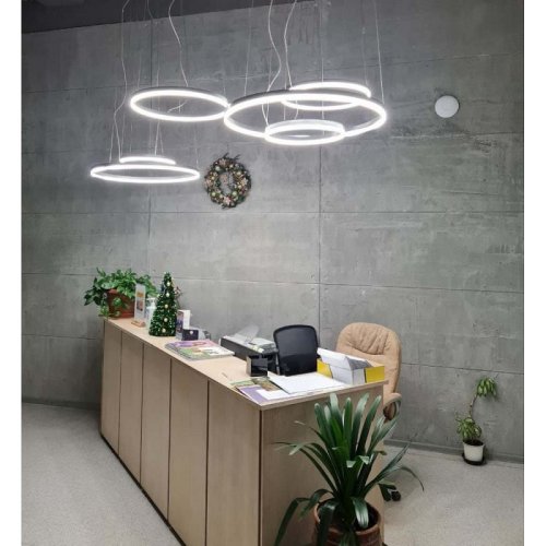 LED світильник RING-D-900 матовий Фото №3