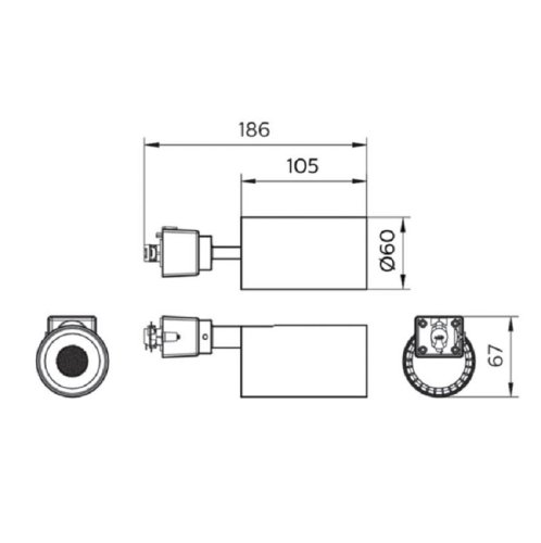 Прожектор ST031T LED30/840 33W 220-240V I WB BK GM Фото №2