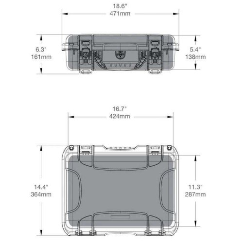 Кейс 923 case Laptop Kit and Strap - Silver Фото №2