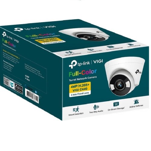 Камера VIGI C440-W-4, PoE, 4Мп, 4 мм, Wi-Fi, H265+, IP66, Turret Фото №3 Камера VIGI C440-W-4, PoE, 4Мп, 4 мм, Wi-Fi, H265+, IP66, Turret Фото №3