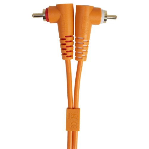 Кабель Set RCA Straight-RCA Angled Orange 3m (U97005OR) Фото №3