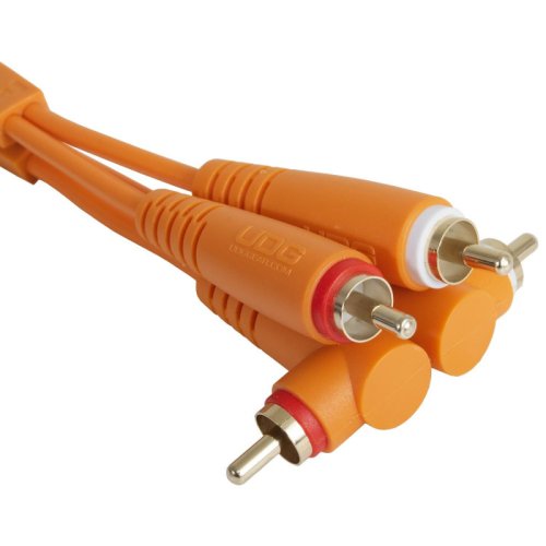 Кабель Set RCA Straight-RCA Angled Orange 3m (U97005OR) Фото №2