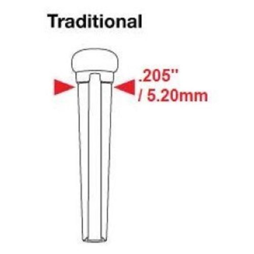 Набір кілочків PP-2100-01 TUSQ Bridge Pins (6) N0 Dot - Black (6 Pcs) Фото №4
