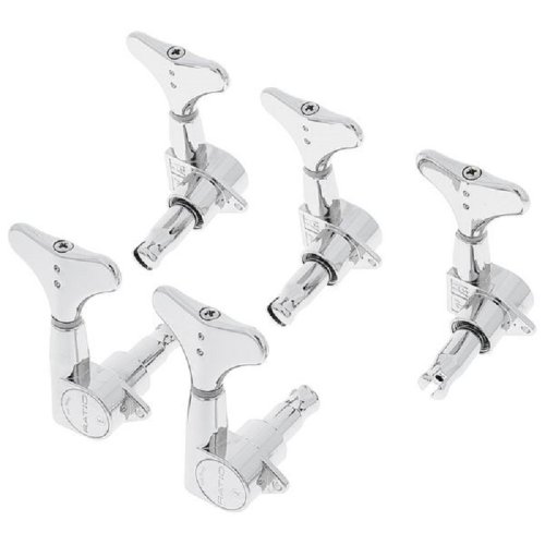 Колки для бас-гитары PRB-5230-C0 Bass Ratio 2 + 3 Y Key Chrome Фото №2
