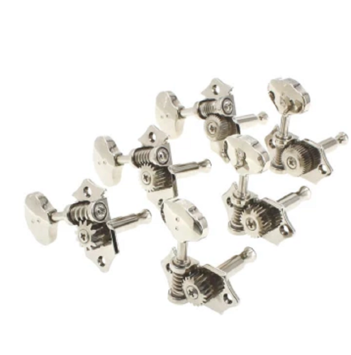 Колки для электрогитары PRN-3424-N0 Electric 3+3 Butterbean Button Nickel Фото №2 Колки для электрогитары PRN-3424-N0 Electric 3+3 Butterbean Button Nickel Фото №2