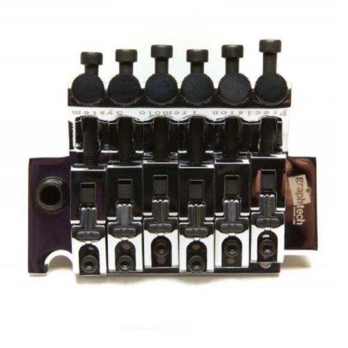 Тремоло PS-0080-C0 String Saver Floyd Rose Bridge With String Saver Inserts Chrome Фото №3