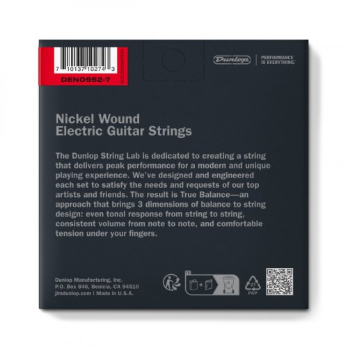 Струны для электрогитары DEN0952-7 Фото №2