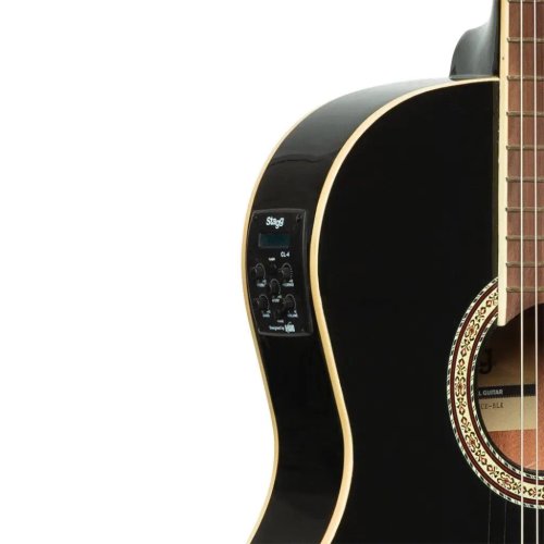 Классическая гитара SCL60 TCE-BLK Фото №2