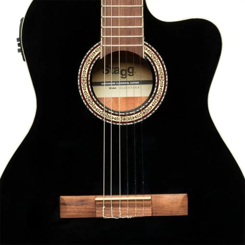 Классическая гитара SCL60 TCE-BLK Фото №3