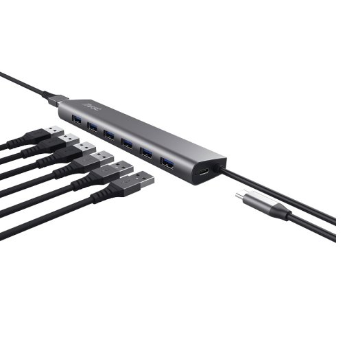 USB-хаб DALYX 7-IN-1 USB-A 3.2 ALUMINIUM Фото №4