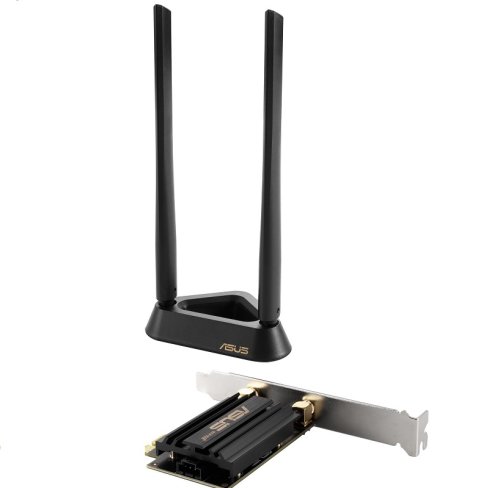 WiFi-адаптер PCE-AXE59BT AXE5400, PCI-Express x1, BT5.2 Фото №3