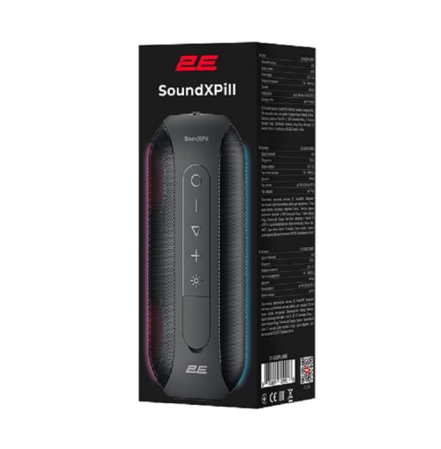Акустична система SoundXPill TWS, MP3, Wireless, Waterproof Black Фото №7