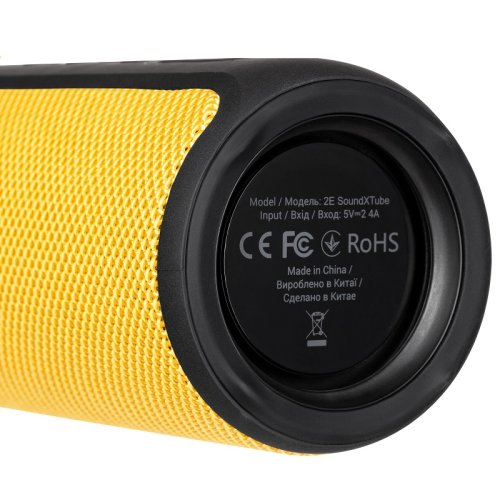Акустическая система SoundXTube TWS, MP3, Wireless, Waterproof Yellow Фото №6