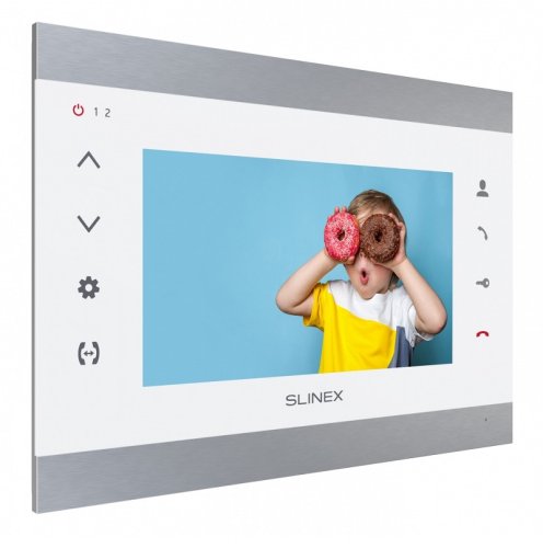 Відеодомофон SL-07M срібло/білий Фото №6 Відеодомофон SL-07M срібло/білий Фото №6