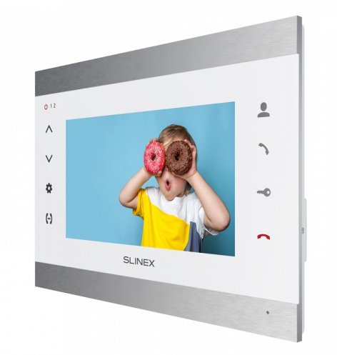 Відеодомофон SL-07M срібло/білий Фото №2 Відеодомофон SL-07M срібло/білий Фото №2