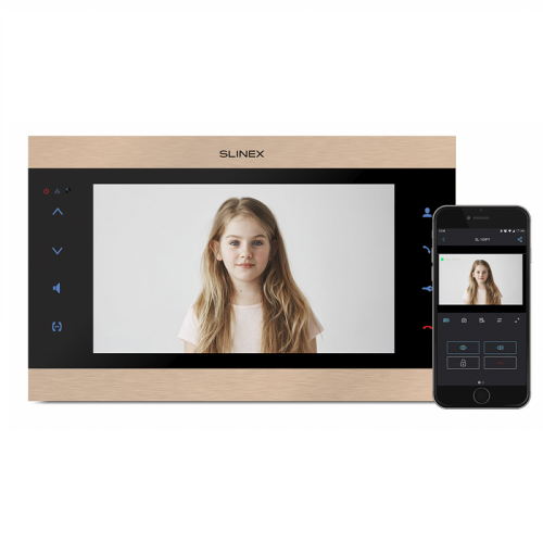 Відеодомофон SL-10IPT золото/чорний Фото №2 Відеодомофон SL-10IPT золото/чорний Фото №2