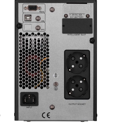 Джерело безперебійного живлення OD1000, 1000VA/900W, LCD, USB, 2xSchuko Фото №3