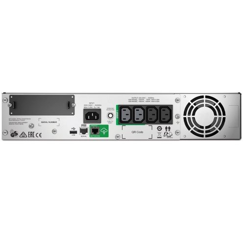 Источник бесперебойного питания Smart-UPS 1000VA/700W, RM 2U, LCD, USB, SmartConnect, 4xC13 Фото №3