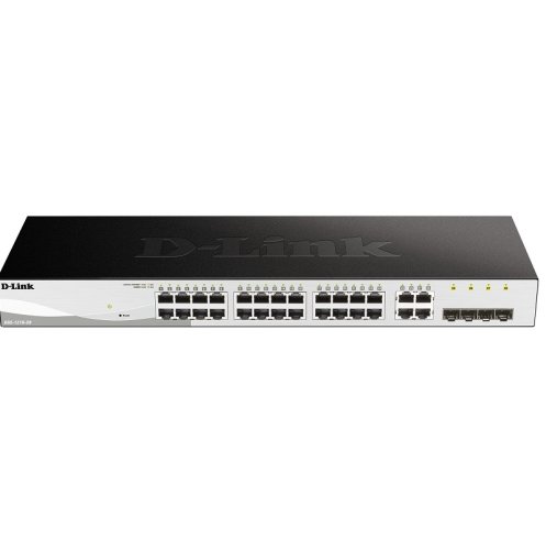 Комутатор DGS-1210-28/E 24xGE, 4xGE/SFP, WebSmart Фото №2