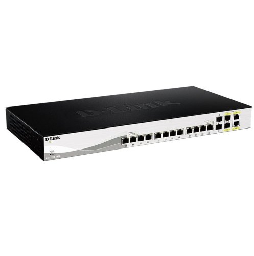 Комутатор DXS-1210-16TC 12x10GE, 2xSFP+, 2xSFP+/10GE Smart Фото №3