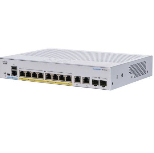 Комутатор CBS250 8xGE, PoE, Ext PS, 2x1G Combo, Smart Фото №2 Комутатор CBS250 8xGE, PoE, Ext PS, 2x1G Combo, Smart Фото №2