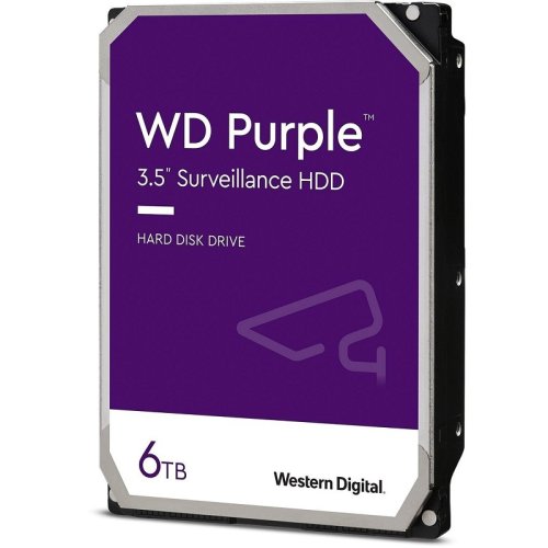 Жесткий диск 6TB 3.5" 256MB SATA Purple Surveillance Фото №2