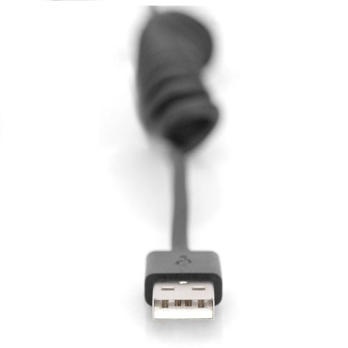 Кабель USB 2.0 (AM/CM) spiral 0.32-1.0m, black Фото №3 Кабель USB 2.0 (AM/CM) spiral 0.32-1.0m, black Фото №3