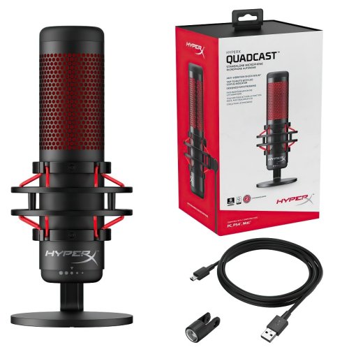Студийный микрофон QuadCast Mic, Black Фото №8