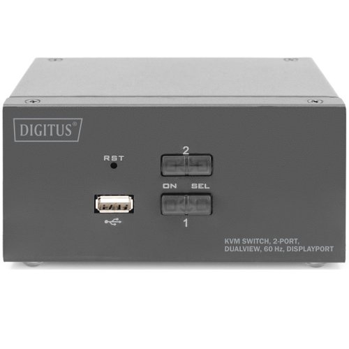 Коммутатор Desktop DisplayPort KVM, 2 Port, Dual Display, 4K Фото №2