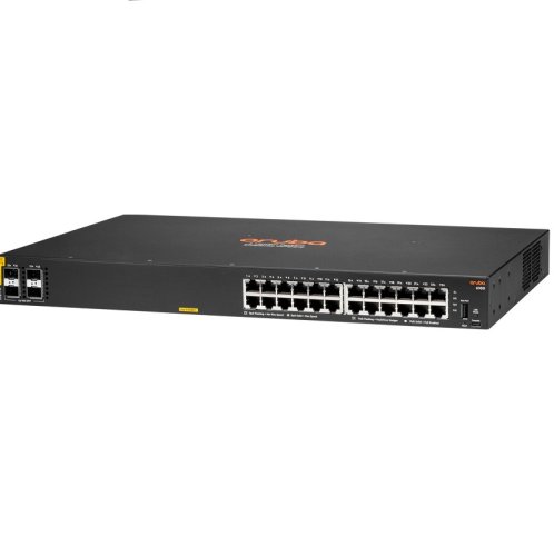 Комутатор 6100, 24xGE, 4xSFP+ Ports, PoE Class 4 370W, LT Warranty Фото №2