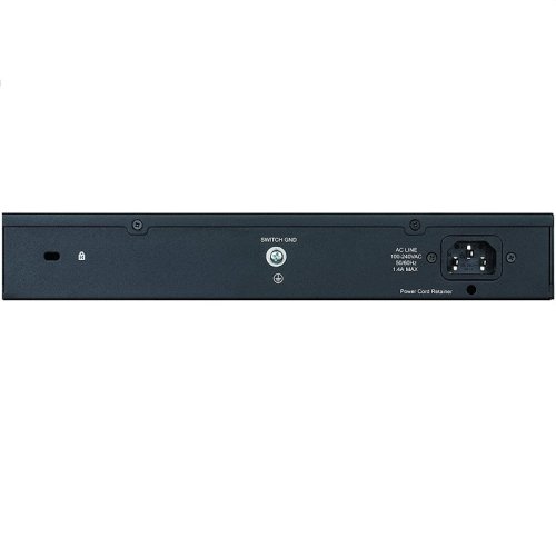 Комутатор DGS-1100-24PV2/E 24xGE (1-12 PoE) EasySmart Фото №3