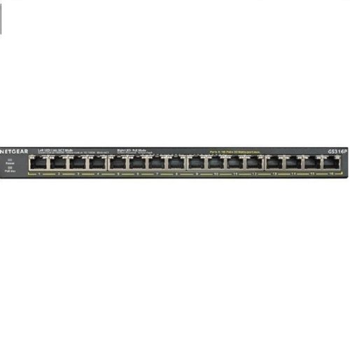 Комутатор GS316P 16xGE PoE+ (115Вт), FlexPoE Фото №2
