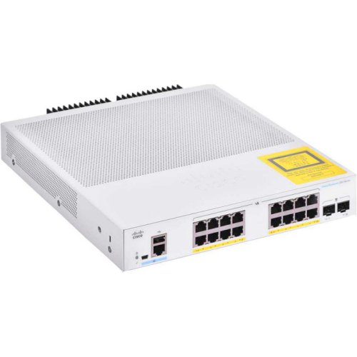 Комутатор CBS250 16xGE, PoE, 2x1G SFP, Smart Фото №2