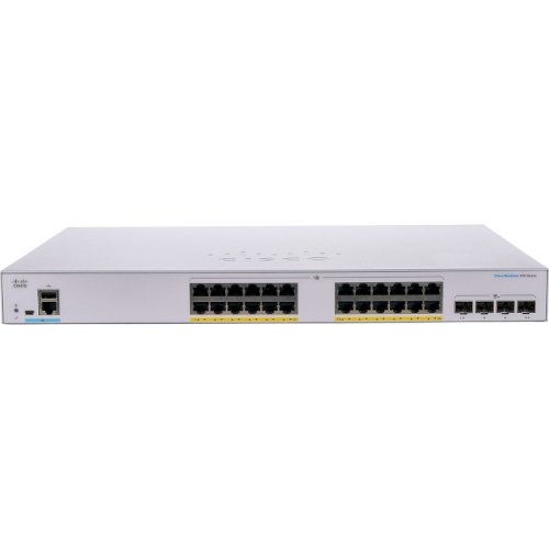 Комутатор CBS350 24xGE, PoE, 4x10G SFP+, Managed Фото №2