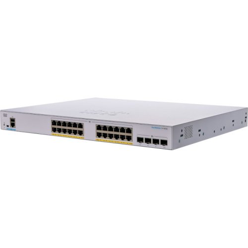 Комутатор CBS350 24xGE, PoE, 4x10G SFP+, Managed Фото №3