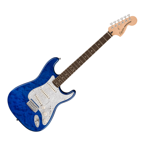 Электрогитара AFFINITY SERIES FSR STRATOCASTER QMT SAPPHIRE BLUE TRANSPARENT Фото №2