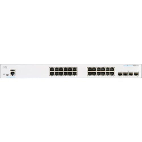 Комутатор CBS350 Managed 24-port GE, 4x1G SFP Фото №2